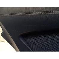 80 Mercedes W116 300SD door panel, left rear blue SWB