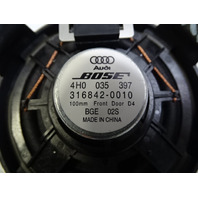 11 Audi A8 D4 Speaker, Door Bose Front Right 4h0035397