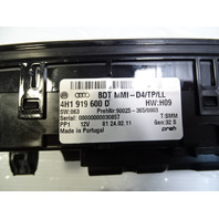 11 Audi A8 D4 Switch, Multimedia MMI Radio NAV Control 4H1919600D