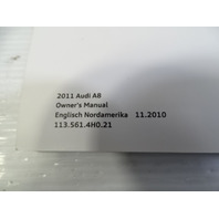 11 Audi A8 D4 owners manual, 1135614h021