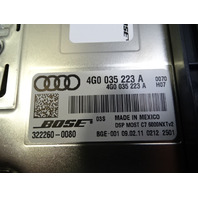 11 Audi A8 D4 Amp, Bose System Amplifier 600NXT 4G0035223A