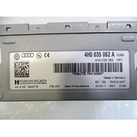 11 Audi A8 D4 Module, Radio Stereo AM FM Receiver Tuner, Harmen/Becker 4H0035082A