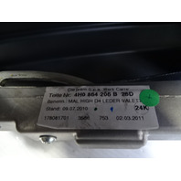 11 Audi A8 D4 lid, center console armrest, black, 4h0864206b