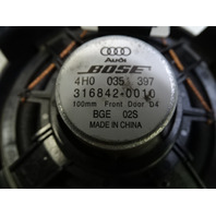 11 Audi A8 D4 Speaker, Door Bose Front Left 4h0035397