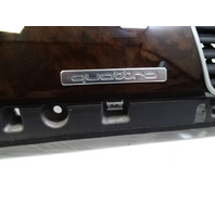 11 Audi A8 D4 Trim, Dashboard Vent & Wood Assembly L4H000011Q 4H1820901A