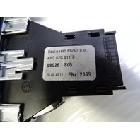 11 Audi A8 D4 trim, instrument cluster surround bezel, 4h1853173 4h0820911b silver