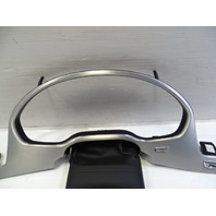 11 Audi A8 D4 trim, instrument cluster surround bezel, 4h1853173 4h0820911b silver
