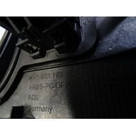 11 Audi A8 D4 trim, instrument cluster surround bezel, 4h1853173 4h0820911b silver