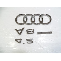 11 Audi A8 D4 Emblem, Rear Trunk Lid Badge A8 4.2