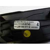 11 Audi A8 D4 trim set, door panel wood, 4pc 4h0867409 4h0867420