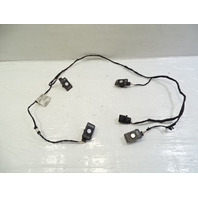 11 Audi A8 D4 parking sensors, rear bumper, harness w/sensors 4h0971104c