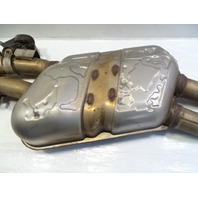 11 Audi A8 D4 exhaust muffler resonator center 4h0253411