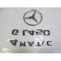  emblem set, on trunk lid GL450 4Matic, 1668170116, 13-16 Mercedes-Benz X166 GL450