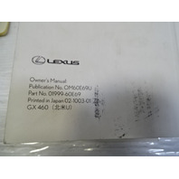 10 Lexus GX460 owners manual 01999-60E69