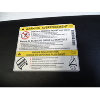 2015 Mercedes W463 G63 sunvisors, left / right, black 4638100510 4638100610