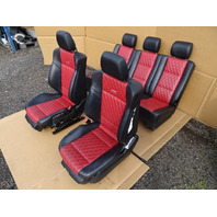 2015 Mercedes W463 G63 seats, front/rear, black/red
