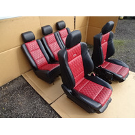 2015 Mercedes W463 G63 seats, front/rear, black/red