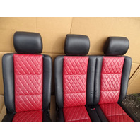 2015 Mercedes W463 G63 seats, front/rear, black/red