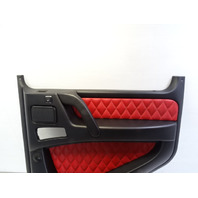 2015 Mercedes W463 G63 door panel, right rear 4637305651 black/red