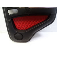 2015 Mercedes W463 G63 door panel, right rear 4637305651 black/red