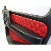 2015 Mercedes W463 G63 door panel, right rear 4637305651 black/red