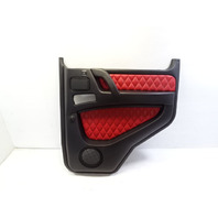 2015 Mercedes W463 G63 door panel, right rear 4637305651 black/red