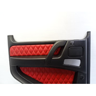 2015 Mercedes W463 G63 door panel, left rear 4637305251 black/red