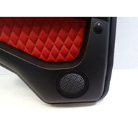 2015 Mercedes W463 G63 door panel, left rear 4637305251 black/red