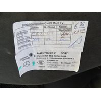 2015 Mercedes W463 G63 door panel, left rear 4637305251 black/red