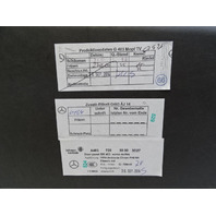 2015 Mercedes W463 G63 door panel, right front 4637203800 black/red