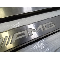 2015 Mercedes W463 G63 trim set, illuminated door step sill scuff plate AMG
