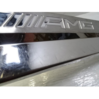 2015 Mercedes W463 G63 trim, 5th door step sill 4636806501 AMG Logo