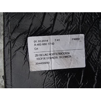 2015 Mercedes W463 G63 carpet set, floor black