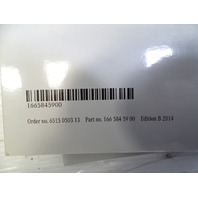 14 Mercedes X166 GL450 owners manual 1665845900 w/case