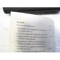 14 Mercedes X166 GL450 owners manual 1665845900 w/case