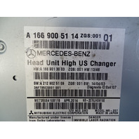 14 Mercedes X166 GL450 head unit, radio cd player media control 1669005114