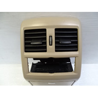 14 Mercedes X166 GL450 trim, center console ac vent w/tray rear, 1666800907 beige