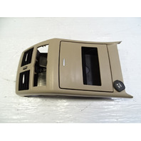 14 Mercedes X166 GL450 trim, center console ac vent w/tray rear, 1666800907 beige
