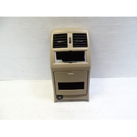 14 Mercedes X166 GL450 trim, center console ac vent w/tray rear, 1666800907 beige