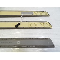 14 Mercedes X166 GL450 trim set, illuminated door step sill scuff plate, 1666809500, 1666860736