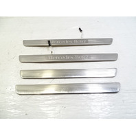 14 Mercedes X166 GL450 trim set, illuminated door step sill scuff plate, 1666809500, 1666860736