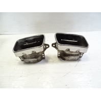 14 Mercedes X166 GL450 exhaust, muffler tips, 2214903527 2214903627