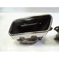 14 Mercedes X166 GL450 exhaust, muffler tips, 2214903527 2214903627