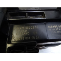 14 Mercedes X166 GL450 airbox, air intake cleaner box, right, 2780902801