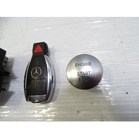14 Mercedes X166 GL450 switch, ignition module w/key, 1669052801