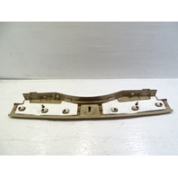 14 Mercedes X166 GL450 trim, trunk step sill scuff plate, beige, 1666900341