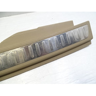 14 Mercedes X166 GL450 trim, trunk step sill scuff plate, beige, 1666900341