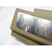 14 Mercedes X166 GL450 trim, trunk step sill scuff plate, beige, 1666900341