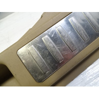 14 Mercedes X166 GL450 trim, trunk step sill scuff plate, beige, 1666900341