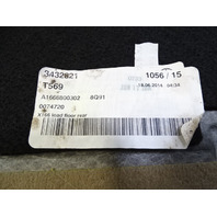 14 Mercedes X166 GL450 trim, floor trunk cargo spare cover, beige, 1666800302